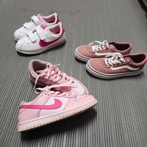 Nike Kids' Youth Triple Pink Barbie Dunks.& More